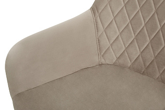 Кухонный стул AERO 55х57х83см велюр/сталь Latte