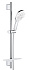 Душевой гарнитур GROHE Rainshower SmartActive 26576LS0 белый/хром