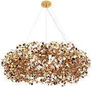Люстра подвесная CRYSTAL LUX GARDEN GARDEN SP9 D800 GOLD 72Вт 9 лампочек G9/LED