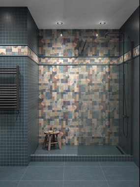 Матовый керамогранит KERAMA MARAZZI Про Чементо DD173500R зелёный матовый 40,2х40,2см 1,62кв.м.