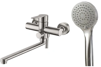 Смеситель для ванны ESKO ORLANDO OL 31 матовый никель