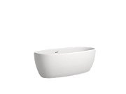 Ванна каменная SALINI LUCE 100121MRH S-Stone матовая 170х85см отдельностоящая