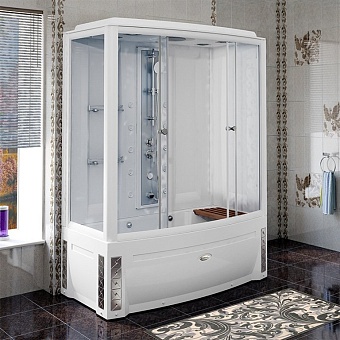 Душевая кабина RADOMIR Элис 1-04-1-2-0-0941 85х168х226см стекло матовое