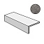 Плитка для ступеней Atlas Concord Италия Brave A1JR Grey Elemento L Grip 60х15см 0,09кв.м. неполированная