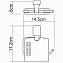 Держатель туалетной бумаги WASSERKRAFT Leine K-5000 K-5025 хром