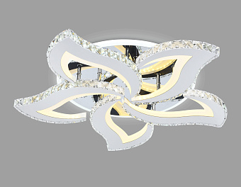 Люстра потолочная Ambrella ACRYLICA Ice FA1723 105Вт 5 лампочек LED