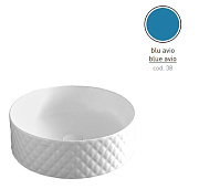 Раковина накладная ArtCeram Rombo OSL009 38 00 44х44см