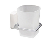 Стакан в ванную WASSERKRAFT Leine K-5000 WHITE K-5028WHITE бежевый/хром