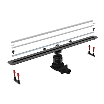 Щелевой душевой трап Pestan Confluo Slim Line 13100023 45х0,4см горизонтальный сток