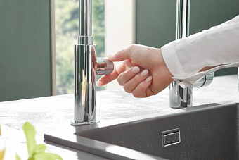 Смеситель для кухни GROHE Blue 119710 высокий излив хром