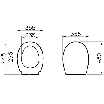 Сиденье для унитаза VITRA 84-003-019 без микролифта