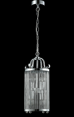 Светильник подвесной CRYSTAL LUX TADEO TADEO SP4 D200 CHROME/TRANSPARENTE 160Вт E14