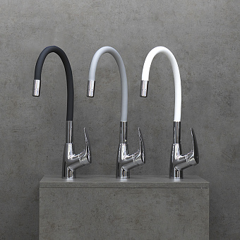 Смеситель для кухни LEMARK Linara LM0415C-Gray серый/хром