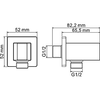 Гигиенический душ WASSERKRAFT Aller A106157 хром