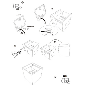 Светильник архитектурный Maytoni Fulton O572WL-L6B 6Вт IP54 LED чёрный