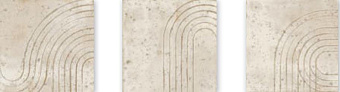 Декор WOW ENSO 120843 Ivory 12,5х12,5см 0,556кв.м.