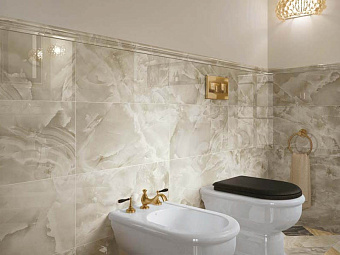 Настенная плитка Atlas Concord Россия Supernova Onyx 600010000865 Ivory Chiffon 31,5х57см 1,616кв.м. глянцевая