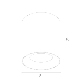Светильник потолочный Arte Lamp FACILE A5118PL-1BK 18Вт LED