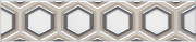 Бордюр KERAMA MARAZZI Гран Пале AD\A401\6343 разноцветный 5,4х25см 0,014кв.м.