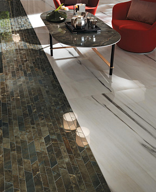 Керамическая мозаика Atlas Concord Италия Marvel Dream AOVX Brazil Green Liberty Lappato 31,8х26,1см 0,498кв.м.