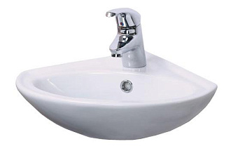 Раковина угловая SANITA LUXE Веер VERSAWB01 44х40,5см
