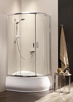 Угловое ограждение RADAWAY Premium E 100x80 170х80см стекло матовое