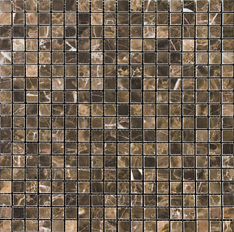 Мозаика Mir Mosaic Adriatica 7M052-15P коричневый мрамор 30,5х30,5см 0,93кв.м.