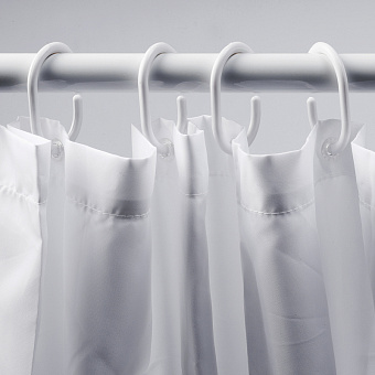 Шторка для ванной WASSERKRAFT Salm 180х180см синий