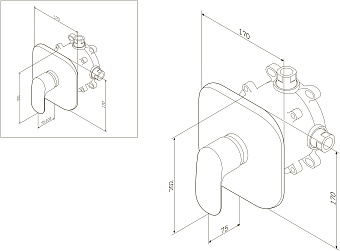 Смеситель для душа AM-PM Sensation F3075000 хром