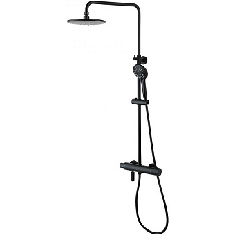 Душевая система LEMARK Bronx LM3772BL чёрный