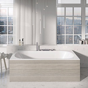 Ванна акриловая RAVAK CITY SLIM C921300000 180х80см встраиваемая