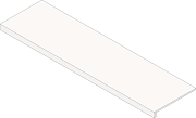 Плитка для ступеней Atlas Concord Италия Entice AFI4 Ash Oak Natural Scalino 33х150см 0,495кв.м. матовая