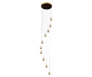 Люстра каскадная KINK Light Берти 07866-10A,33 60Вт 10 лампочек LED