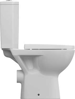 Унитаз напольный CERSANIT PARVA S-KO-PA011-3/6-COn-DL-w безободковый без микролифта