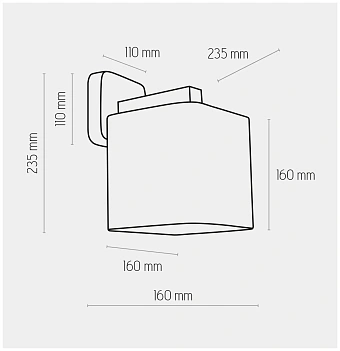 Бра TK Lighting Tora 4161 60Вт E27