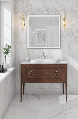 Плинтус KERAMA MARAZZI FME002R Прадо белый обрезной 40х20см 0,48кв.м.