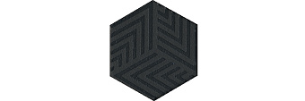 Вставка KERAMA MARAZZI Агуста OS\B241\63001 чёрный 5,2х6см 0,003кв.м.