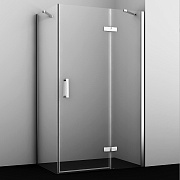 Угловое ограждение WASSERKRAFT Aller 10H06RWHITE 200х120см стекло прозрачное