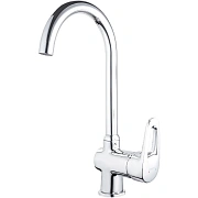Смеситель для кухни Maxonor MN4068 поворотный излив хром