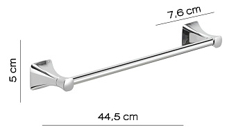 Полотенцедержатель Gedy Cervino CE21/45(13) хром 44,5см