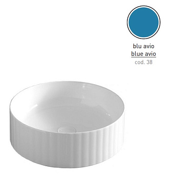 Раковина накладная ArtCeram Millerighe OSL010 38 00 44х44см