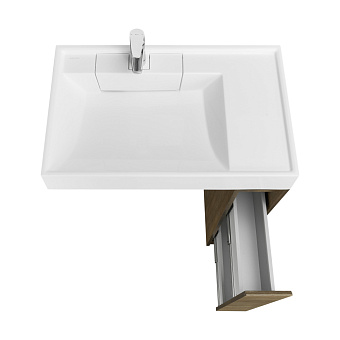 Тумба под раковину напольная Акватон Лондри 1A267101LHDY0 49,6х18х88,2см