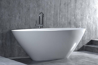 Ванна каменная SALINI DIVA 102221MRF S-Stone матовая 178х85,5см отдельностоящая