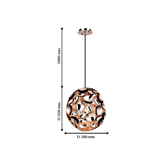 Светильник подвесной Favourite Gittus 2013-1P 60Вт E27