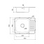 Мойка кухонная IDDIS Basic BAS65SLi77 65х50см сатин