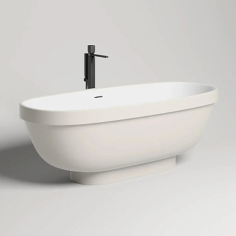 Ванна каменная SALINI GRECA 103121MRH S-Stone матовая 180х80см отдельностоящая