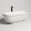 Ванна каменная SALINI GRECA 103121MRH S-Stone матовая 180х80см отдельностоящая