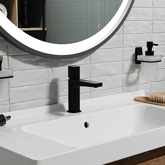 Смеситель для раковины WASSERKRAFT Nuthe 9100 9103 чёрный