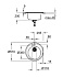Мойка кухонная GROHE K200 31656AP0 51х51см чёрный гранит