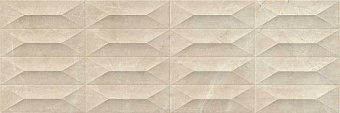 Настенная плитка MARAZZI ITALY Marbleplay M4PH Marfil Struttura Gem ЗD Rett 30х90см 1,35кв.м. глянцевая